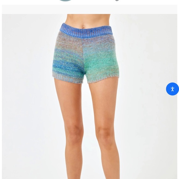 L SPACE -ZOE SHORT-NOREBBRO OMBRÉ - Picture 4 of 6